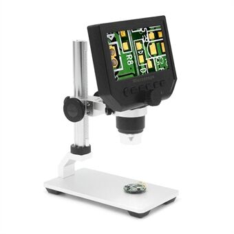 KKMOON Portable LED Magnifier 4.3" LCD Display 600x Magnification 3.6MP Electronic Digital Video Microscope