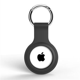 Schokbestendige hoes voor Apple AirTag - siliconen - volledige bescherming - zwart