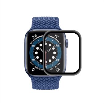 Voor Apple Watch SE / Series 6/5/4 40MM Edge HAT Prince 0.2mm 9H Full-size scherm van gehard glas [3D aluminiumlegering rand]