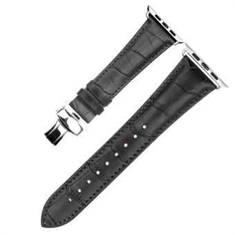 QIALINO horloges lederen armband voor Apple Watch Series 5/4 44mm / Series 3/2/1 42mm