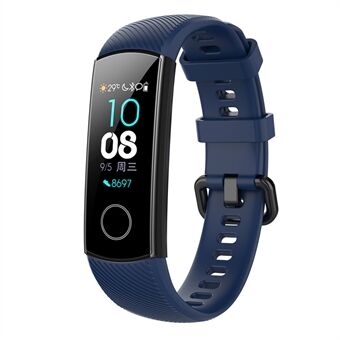 Voor Huawei Honor Band 4 vervanging van polsbanden in siliconen horloge, lengte: 95,6 + 124,8 mm