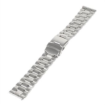 22 mm Steel horlogeband met veerstangen voor Moto 360 2e 46 mm / Samsung R380 / Pebble Tim enz.