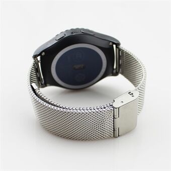 20 mm mesh metalen horlogeband voor Samsung Gear S2 Classic SM-R732 - Zilverkleurig