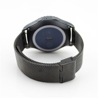 20 mm mesh metalen horlogeband voor Samsung Gear S2 Classic SM-R732 - zwart