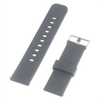 22mm siliconen horlogeband met metalen sluiting voor Samsung Gear 2 R380 / Pebble Time / LG G Watch W100 W110 / Asus Zenwatch