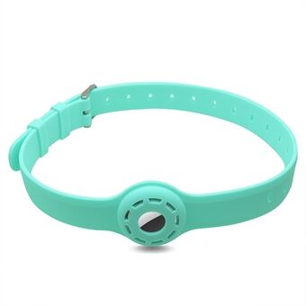 Pet Collar Design Hollow Out Anti-Lost Beschermhoes Siliconen band voor Apple AirTag Tracker