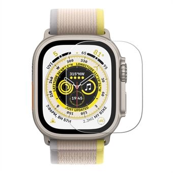 ENKAY HAT Prince voor Apple Watch Ultra 49 mm hoge aluminium-silicium glazen schermbeschermer Scratch 0,2 mm 9H schermbeschermer HD-schermfilm