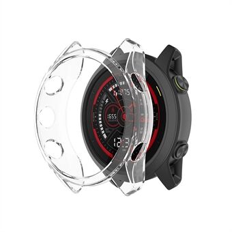 Gegalvaniseerde behuizing voor Garmin Forerunner745 TPU Smart Watch-beschermend frame - transparant