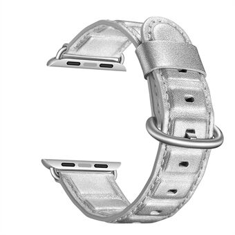 Echt lederen Smart Watch-vervangingsband voor Apple Watch-serie 6/SE/5/4 40 mm / serie 3/2/1 38 mm