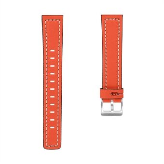 Echt lederen horlogeband van 18 mm Smart Watch Band Horlogeband voor Xiaomi Mi Watch