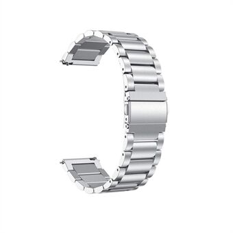 Tweekleurige Smartwatch-band van roestvrij Steel voor Fossil Gen 5 Carlyle HR / Julianna HR - Zilver