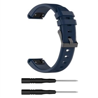 Siliconen Horlogebandje voor Garmin Fenix 5/Fenix 5 Plus/Forerunner 935/Approach S60 - Navy