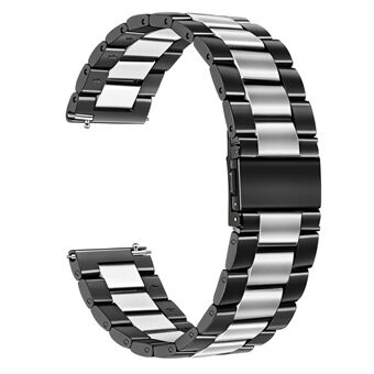 Tweekleurige Steel Smartwatch-band voor Fossil Gen 5 Carlyle HR / Julianna HR 22 mm
