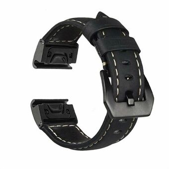 Vervangende lederen horlogeband voor Garmin MARQ Series/Fenix5/5X/5S/Forerunner945/Approach S60