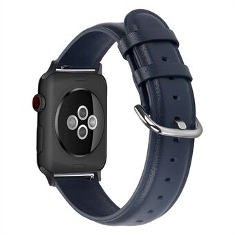 Echt lederen Smart horlogeband voor Apple Watch Series 6/SE/5/4 40mm / Series 3/2/1 38mm