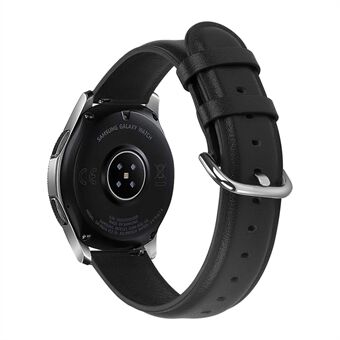 22 mm echt lederen Smart horlogeband voor Samsung Galaxy Watch 46 mm