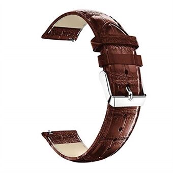 22mm Krokodil Textuur Lederen Smart Horloge Band Vervanging voor Huawei Horloge GT2e/GT2 46mm