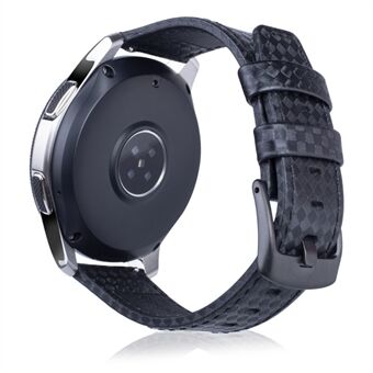 22mm koolstofvezel textuur PU lederen Smart horlogebandje voor Huawei Watch GT2e / GT2 46mm