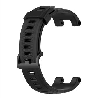 Siliconen horlogeband polsband voor Huami Amazfit T-Rex/Amazfit T-Rex Pro - zwart