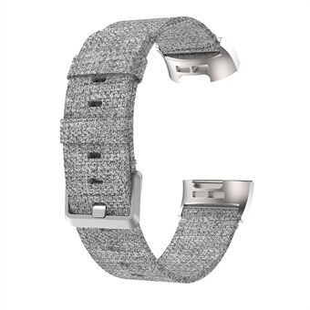 Vervanging van kwaliteit canvas horlogeband voor Fitbit Charge 3/4