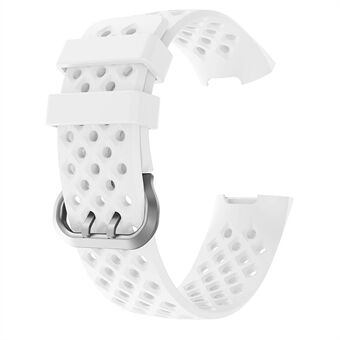 Flexibel siliconen horloge [met ademende gaten] voor Fitbit Charge 4 / Fitbit Charge 3