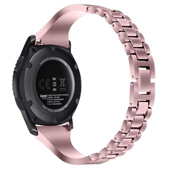 22 mm zinklegering Strass Decor horlogeband voor Samsung Gear S3 Frontier / Samsung Galaxy Watch 46 mm