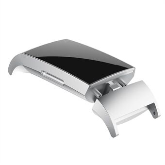 Horlogeband Plug Metal Head Plug voor Fitbit Charge 3/4 armband - Zilver