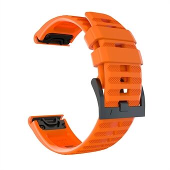26 mm siliconen Smart Watch Band-vervanging voor Garmin Fenix 6X GPS / 6X Pro enz.