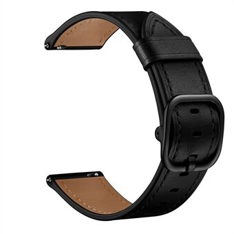 22 mm lederen vervanging voor Huawei Watch GT2e / Samsung Galaxy Watch3 45 mm enz.