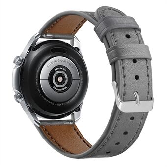 22 mm lederen band voor Samsung Galaxy Watch3 45 mm enz.