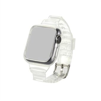 Glitterpoeder TPU horlogebandje met frame vervanging voor Apple Watch Series 6 SE 5 4 40mm / Series 3 2 1 38mm