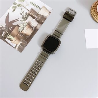 Metalen gesp TPU-horlogeband voor Fitbit Versa 3