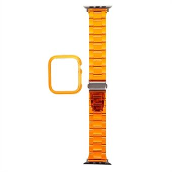Horlogeband van acryl + horlogeframe voor Apple Watch Series 5/4 44 mm