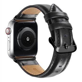 Echt lederen Smart horlogeband voor Apple Watch 1 (38 mm) / 2 (38 mm) / 3 (38 mm) / 4 (40 mm) / 5 (40 mm) / 6 (40 mm) / SE (40 mm)