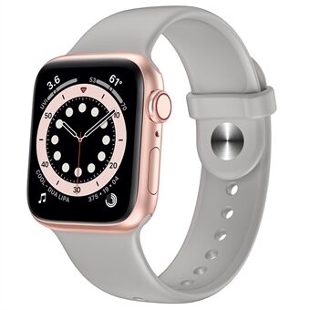 Siliconen vervangende horlogeband Apple Watch 1/2/3 38 mm of 4/5/6 / SE 40 mm - grijs