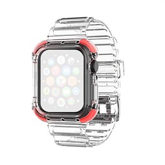 Zachte TPU Smart Watch-vervangingsband voor Apple Watch-serie 6/SE/5/4 40 mm / Apple Watch-serie 1/2/3 38 mm