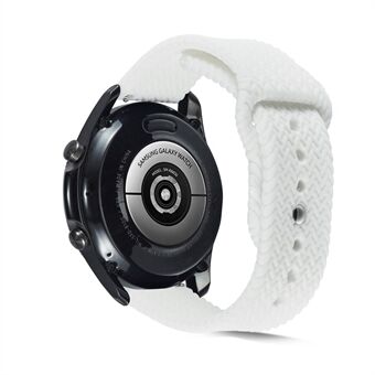 20 mm geweven design siliconen horlogeband voor Samsung Galaxy Watch Active 2 / Gear S2 Classic Etc