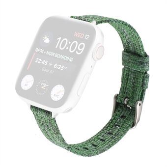 Elastische nylon horlogeband vervangende horlogeband voor Apple Watch Series 4/5/6 / SE 40mm / Watch Series 1/2/3 38mm