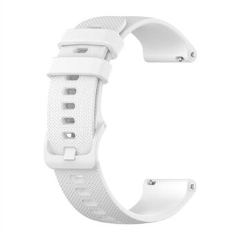 22mm Universal Raster Textuur Siliconen Horlogeband Vervangende band voor Huawei Watch 3/3 Pro / Samsung Amazfit Watch Etc