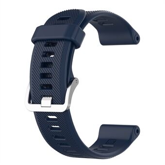 Twill textuur zachte siliconen 22 mm Universal horlogeband voor Garmin Forerunner 745 745XT / Huawei Samsung horloge enz