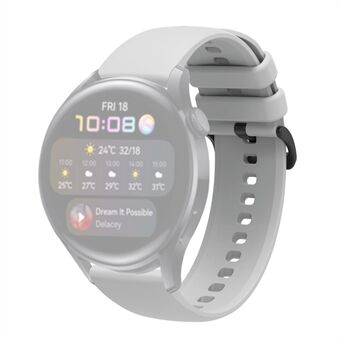Waterdichte sport effen kleur 22 mm siliconen horlogebandje voor Samsung Gear S3 Huawei Watch 3