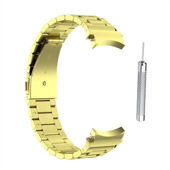 3 kralen Smart horlogeband voor Samsung Galaxy Watch 5 / Watch 5 Pro / Watch4 Classic 46 mm / 42 mm / Watch4 44 mm / 40 mm, vervangende Steel polsband