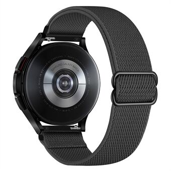 22 mm verstelbare gevlochten Solo Loop horlogeriem Stof Nylon Elastische riemarmband voor Samsung Galaxy Watch 46 mm / Gear S3 Classic / Gear S3 Frontier / Huawei Watch GT / Amazfit GTR 47 mm