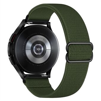 22mm Verstelbare Gevlochten Solo Loop Horlogeband Stof Nylon Elastische Riem Polsband voor Samsung Galaxy Watch 46mm / Gear S3 Classic / Gear S3 Frontier / Huawei Watch GT / Amazfit GTR 47mm