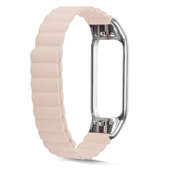 Stijlvolle duurzame magnetische siliconen horlogeband voor vervangende armband voor Xiaomi Mi Band 5/6