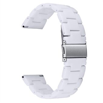 Resin horlogeband van roestvrij Steel met spanband voor Samsung Galaxy Watch4 Classic 42 mm / 46 mm