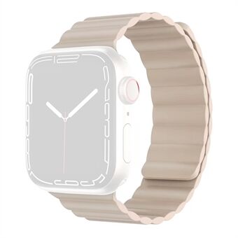MUTURAL Modi Series, zweetvaste siliconen horlogeband Verstelbare magnetische polsband voor Apple Watch Series 7 41 mm / 6/5/4 / SE 40 mm / 3/2/1 38 mm