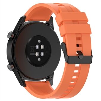 22mm siliconen horlogeband armband met Steel voor Huawei Watch GT3 / GT Runner