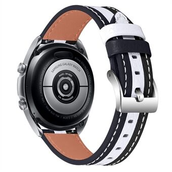 20 mm koeienhuid horlogeband voor Pebble Time Round / Pebble 2 Fashion Splice Design vervangende polsband