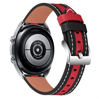 Voor Garmin Vivomove Style/GarminMove Style Koeienhuid Kleur Splicing Polsband Verstelbare Smart Watch Band (20 mm)